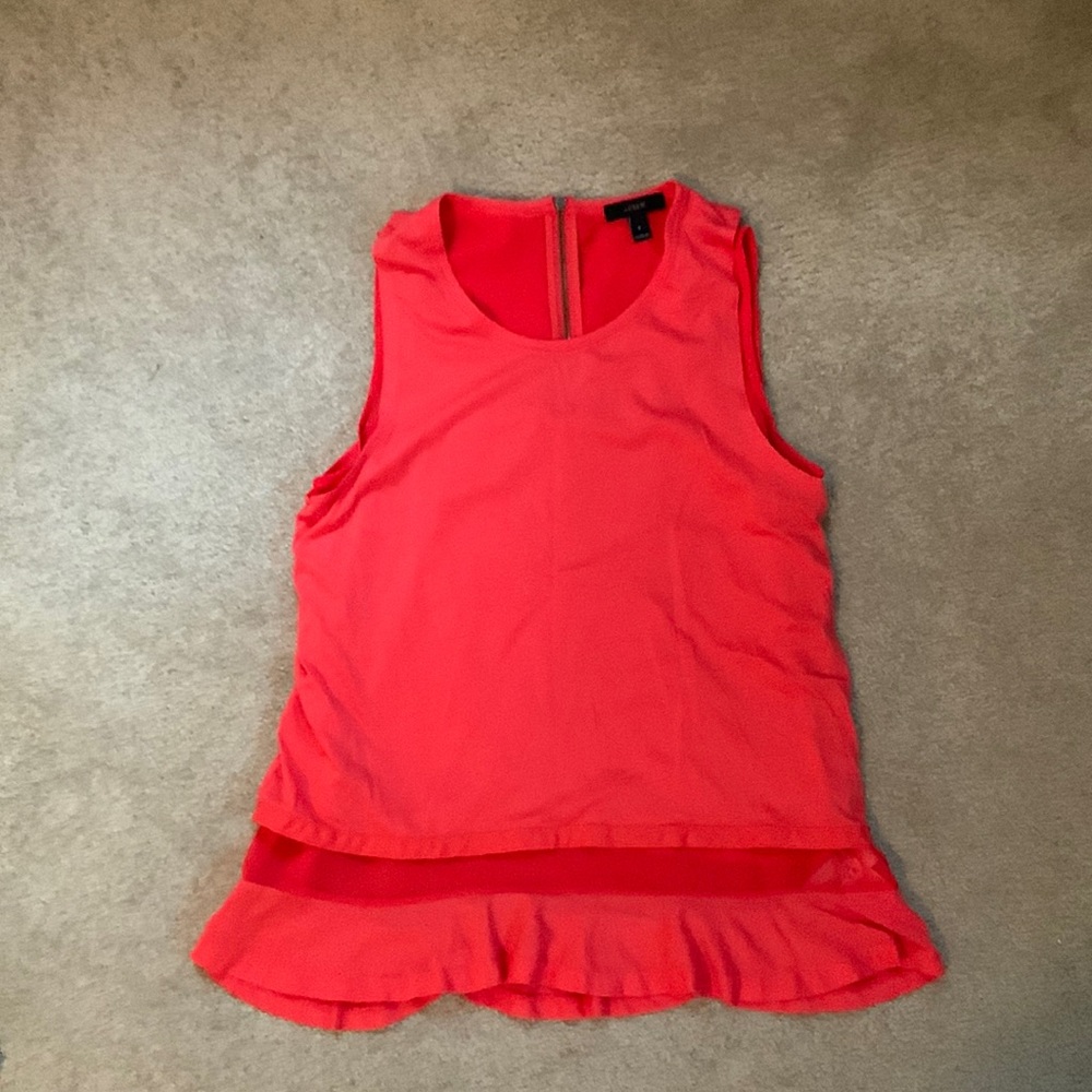 Woman’s J Crew layered tank. Size small